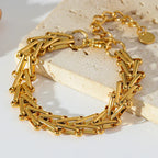 Pulseira de corrente grossa