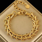 Pulseira de corrente grossa