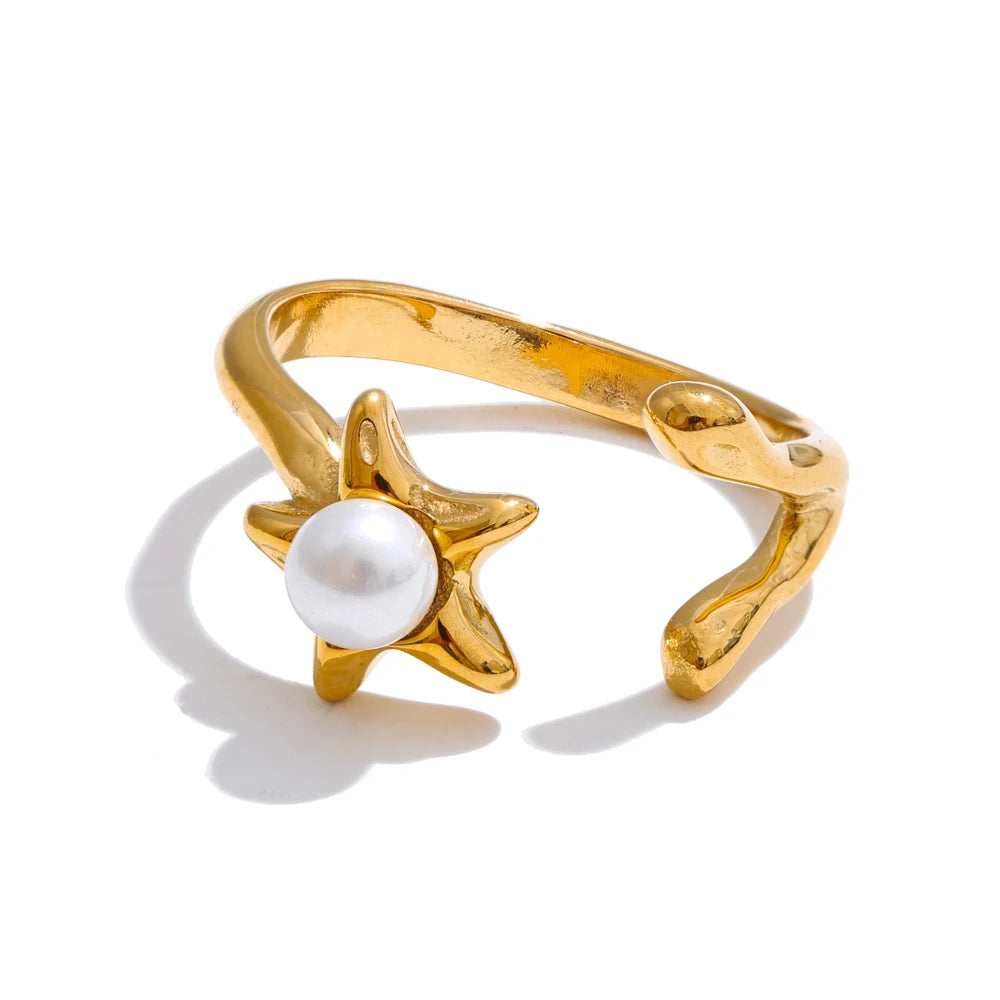 Star Pearl Ring