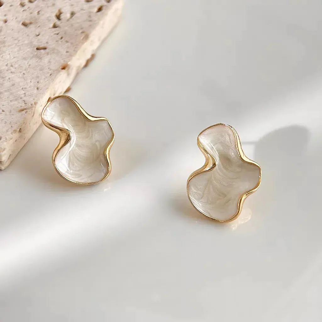 Liekoo Geometric Stud Earrings — Trendy Fashion