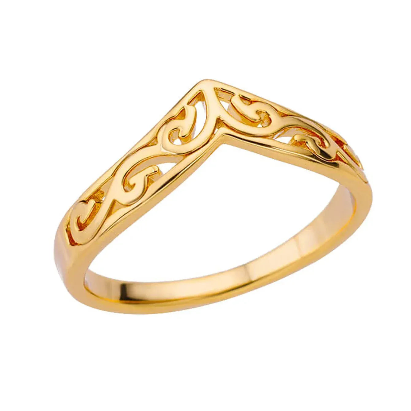 Stainless Steel Rings For Women Men Gold Color Plant Totem Ring Female Male Wedding Party Finger Jewelry Gift 2024 Trend