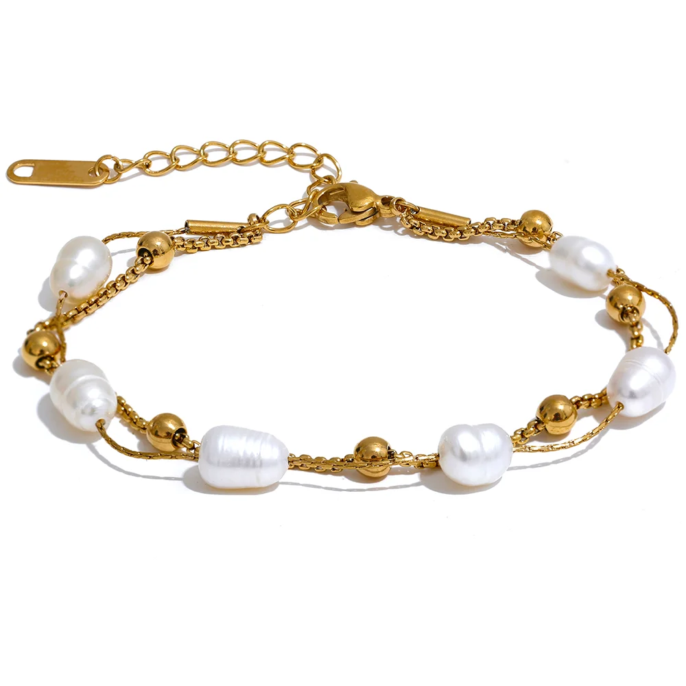 Ocean Glow Pearl Bracelet