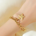 Pulseira de concha estrela-do-mar