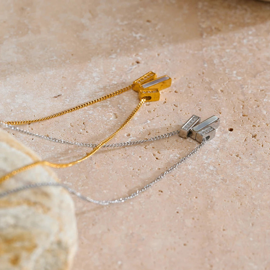 Rectangle Pendant Necklace