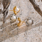 Flower Pearl Earring
