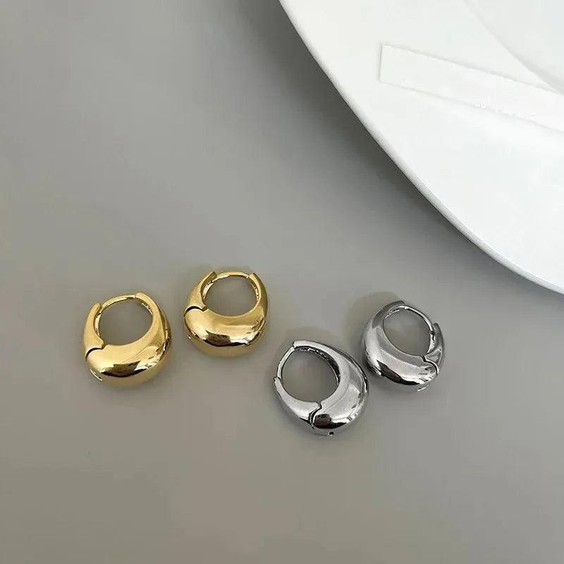 Liekoo Classic Stud Earrings – Timeless Minimalist Elegance