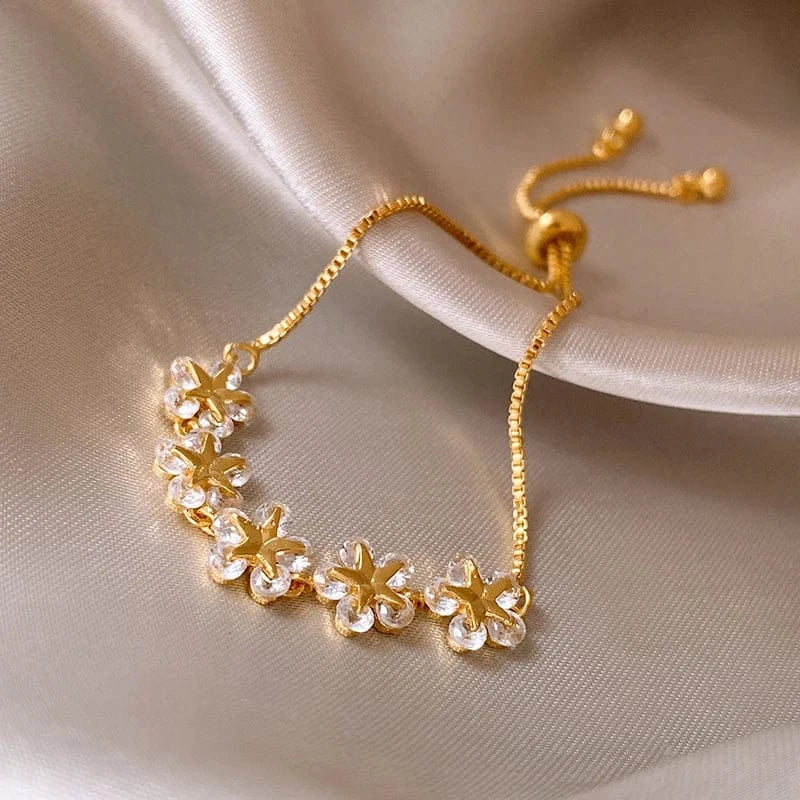 Pulseira Estrela e Flor