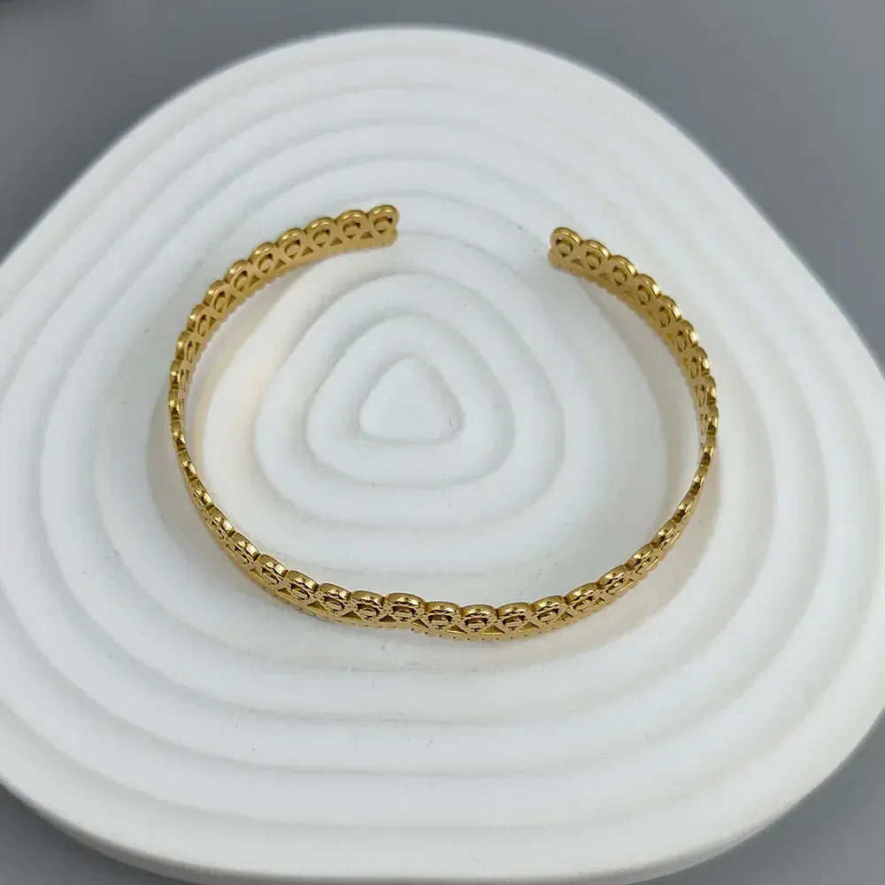 New crown shape stainless steel gold plated 18K bracelet, high quality waterproof silver jewelry, couple gift