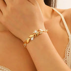 Gold Leaf Bracelet