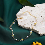 Summer Daisy Anklet