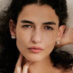 Brincos com Arranjo de Pérolas