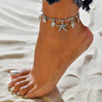 Starfish & Seashell Anklet