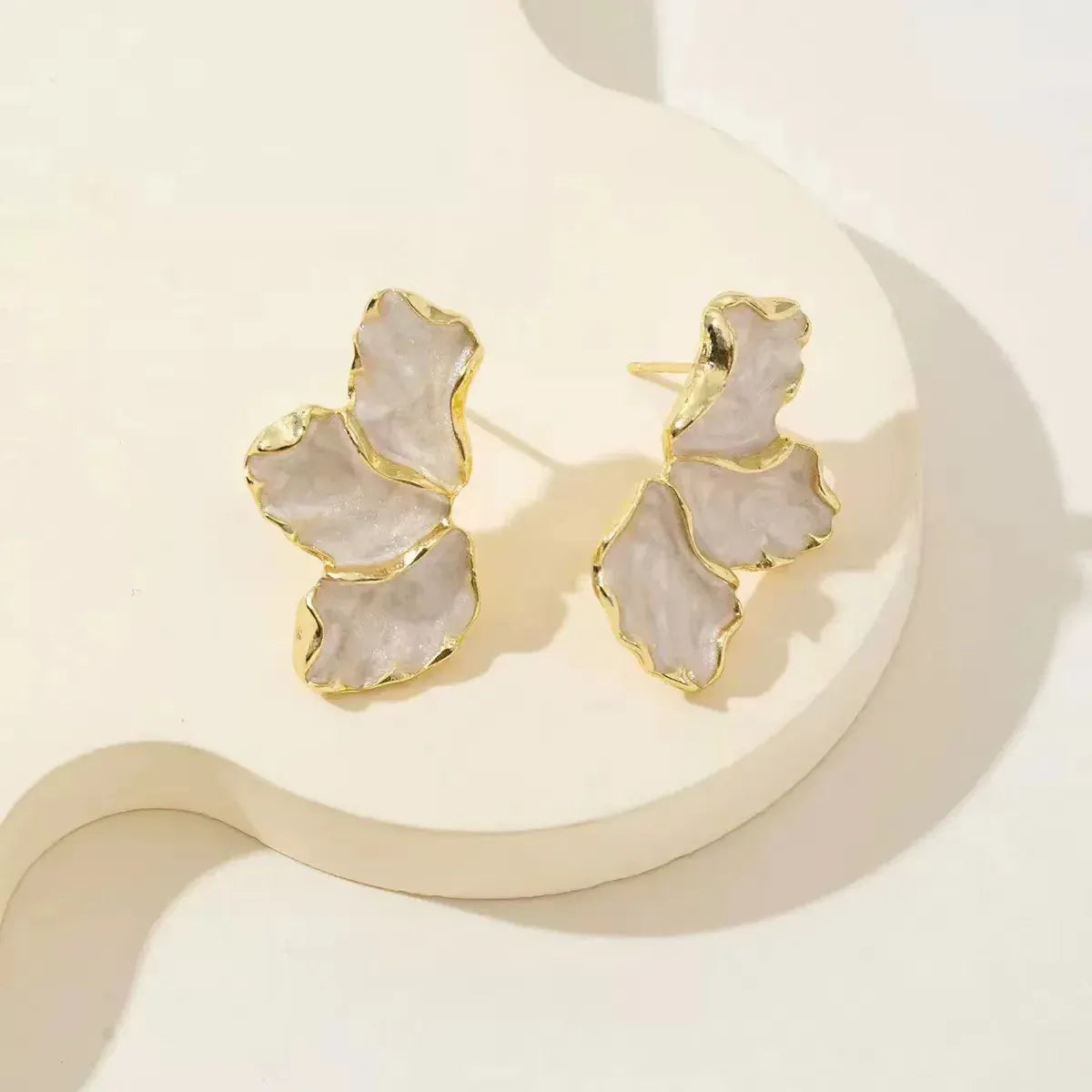 Infinity Leaf Earrings