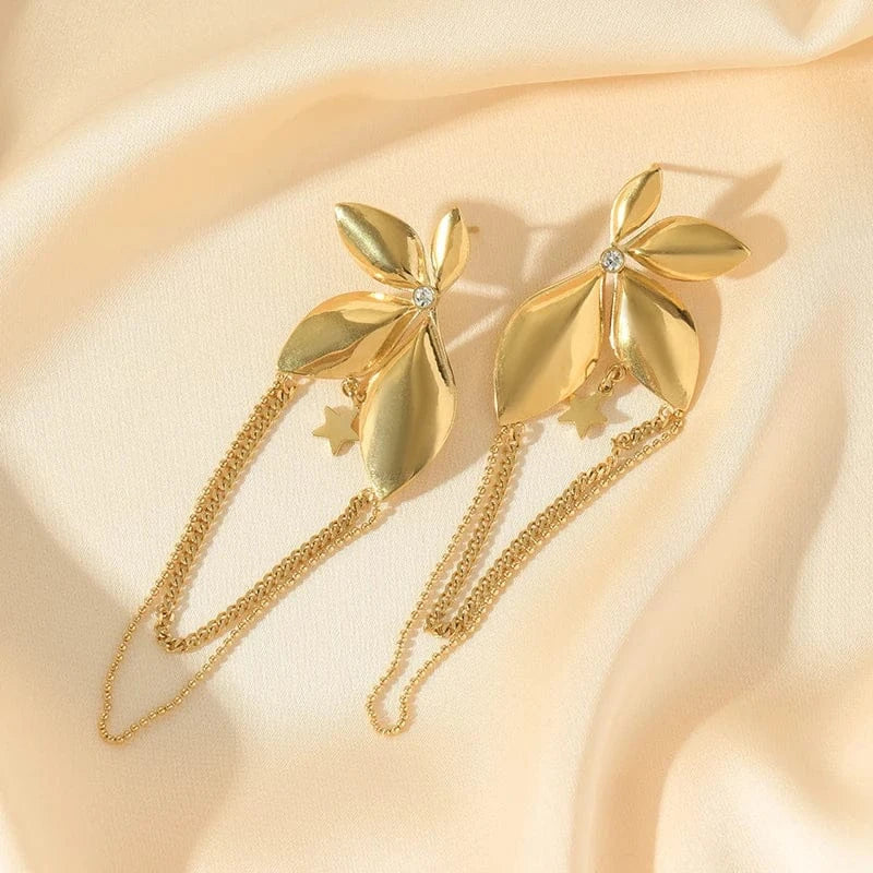 Pendientes colgantes de plantas