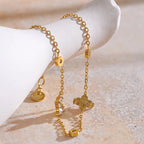 Pulsera de flores de circón