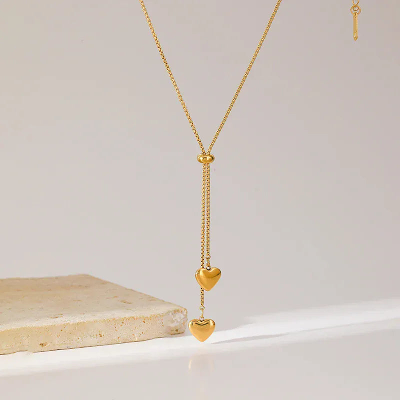 Liekoo Heart Pendant Necklace – Elegant, Timeless & Romantic