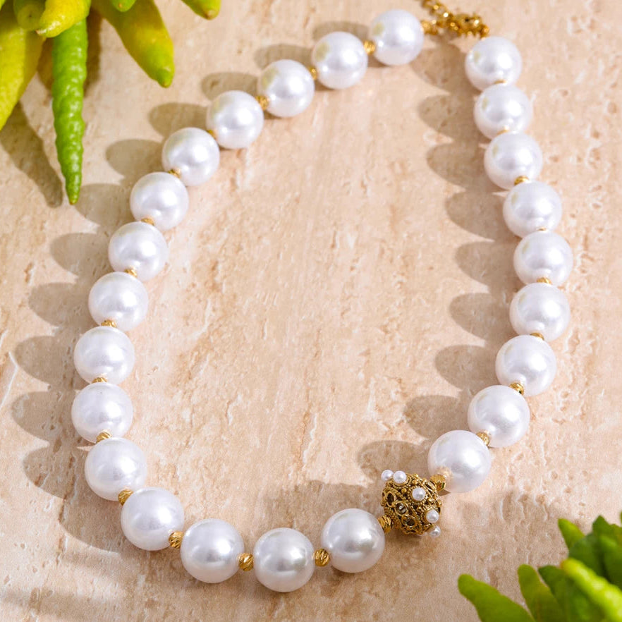 Collar de perlas barrocas