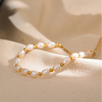 Oval Pearl Bracelet