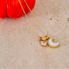 Pearl & Moon Necklace