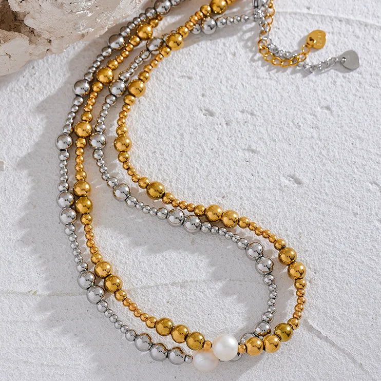 Collar de perlas naturales