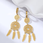 Pendientes colgantes redondos