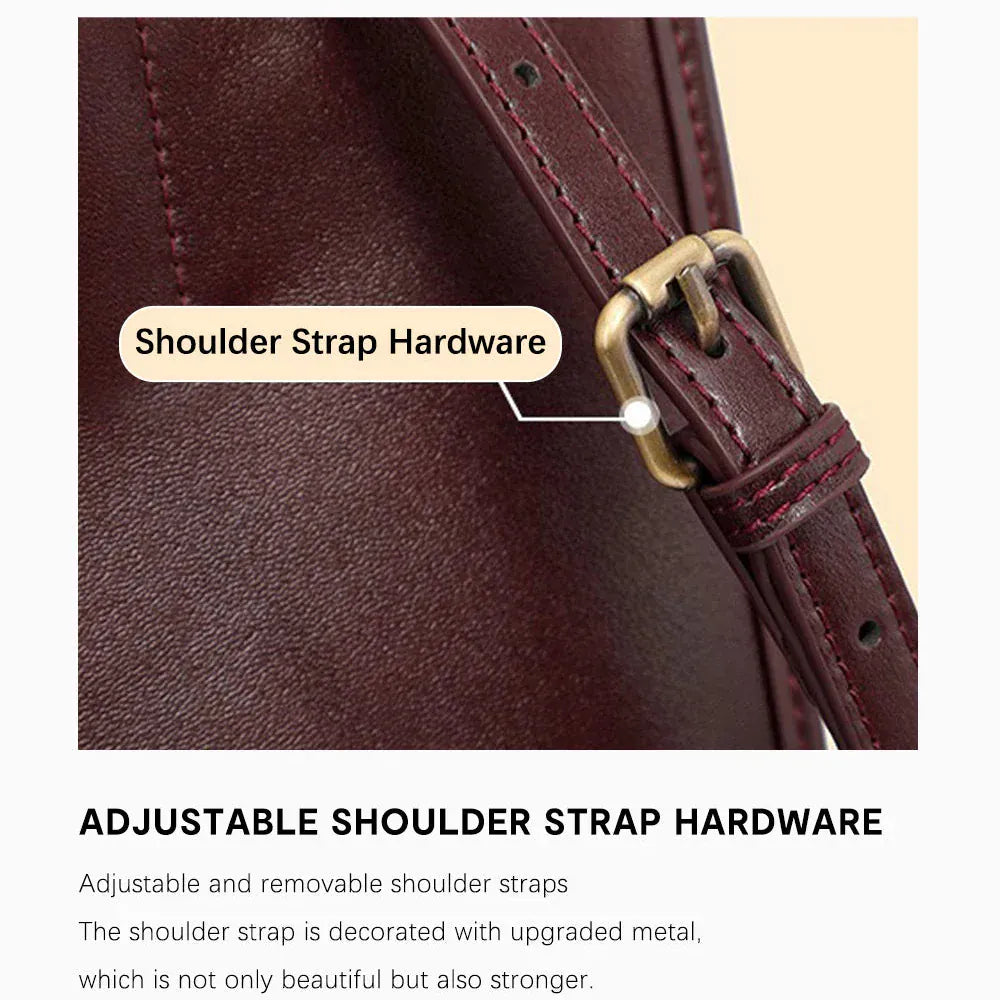 Liekoo Women's Vintage Satchel – Classic Elegance