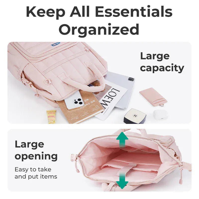 Liekoo Softback Backpack – Waterproof, 36–55L Laptop & School Bag