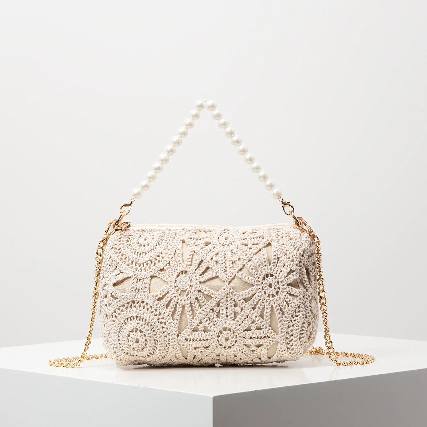 Liekoo Floral Square Women's Bag – Elegant & Chic Party Accessory