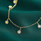 Summer Daisy Anklet