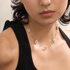 Pearls Flower Necklace