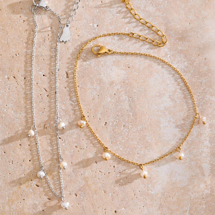 Small Drop Anklets