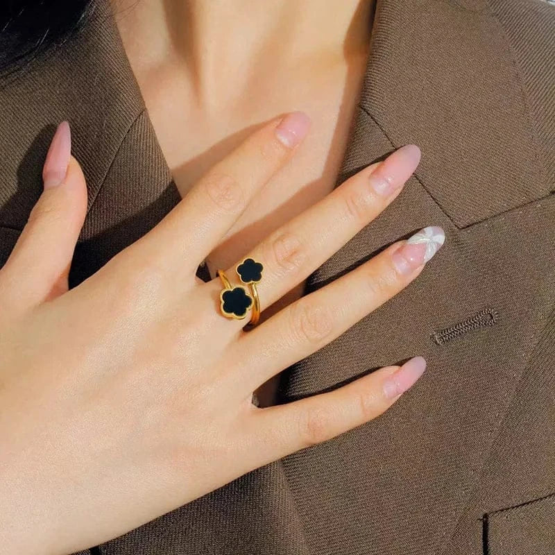 Five-Leaf Clover Ring