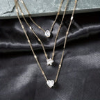 Three Layer Star Necklace