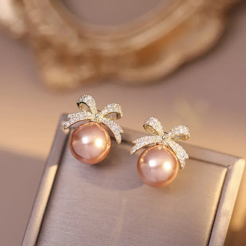 Liekoo Bowknot Stud Earrings — Cute and Trendy Jewelry