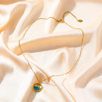 Colar com pendente de aquário