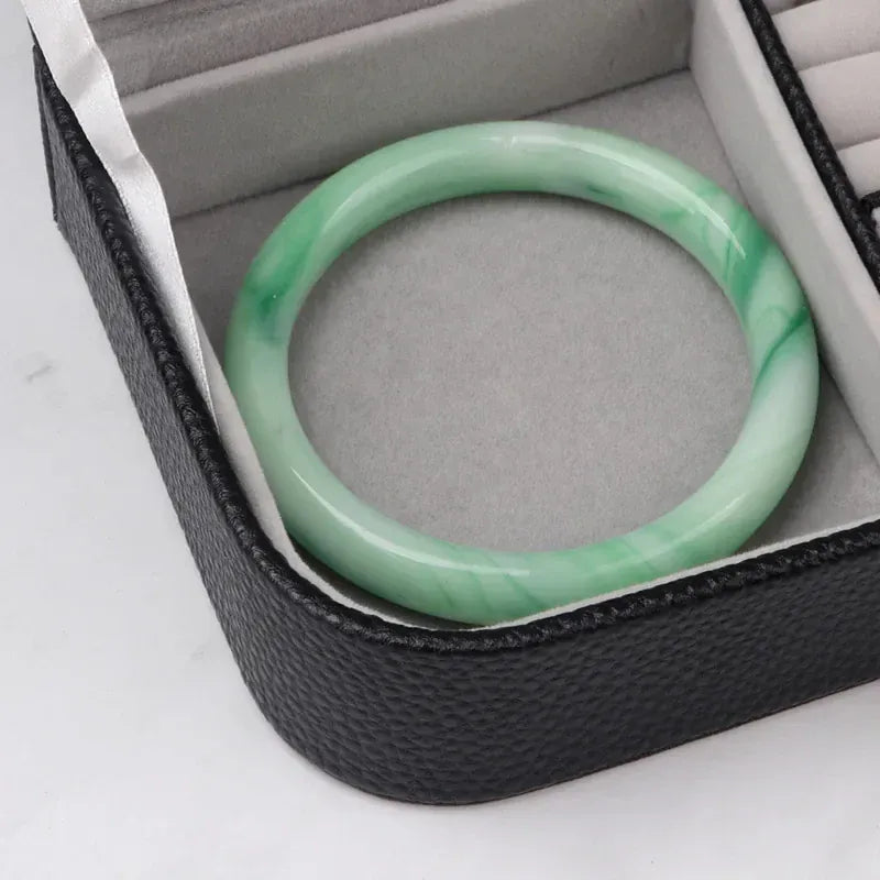 Portable Jewelry Box Leather Travel Organizer