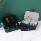 Portable Jewelry Box Leather