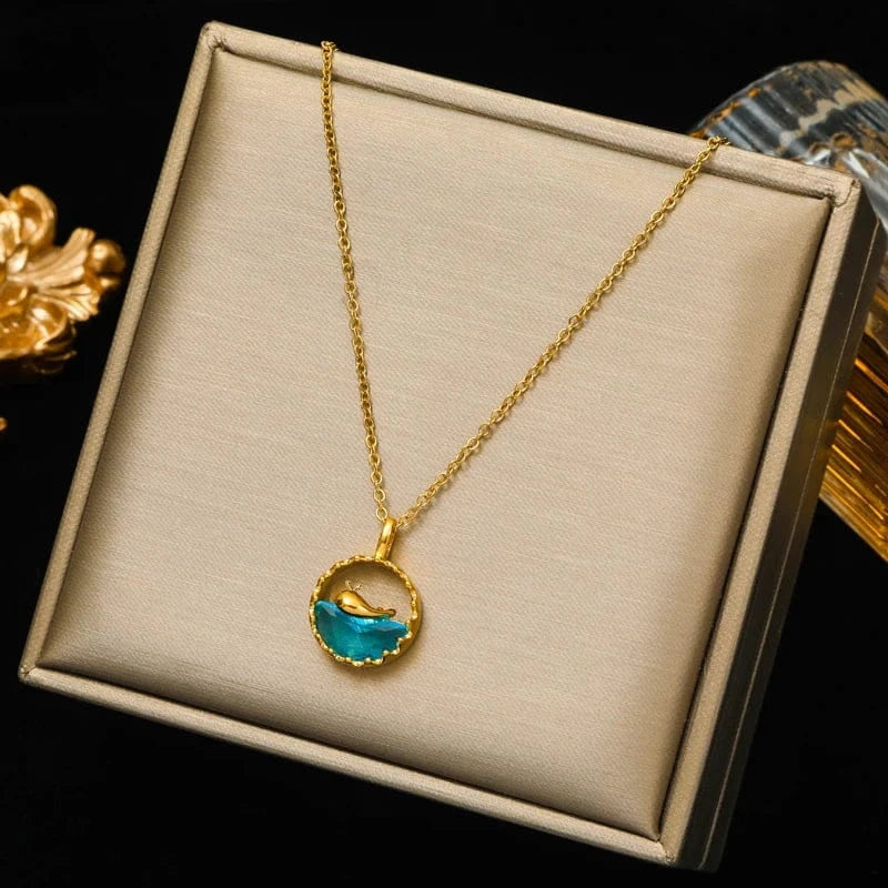 Aquarium Pendant Necklace