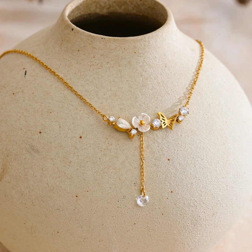 Celene Zircon Necklace