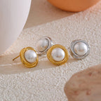 Brincos Onda de Pérola