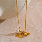 Marine Pearl Necklace