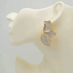 Infinity Leaf Earrings