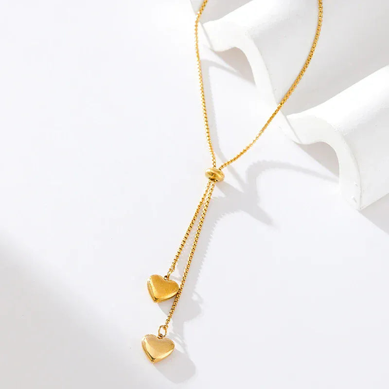 Liekoo Heart Pendant Necklace – Elegant, Timeless & Romantic