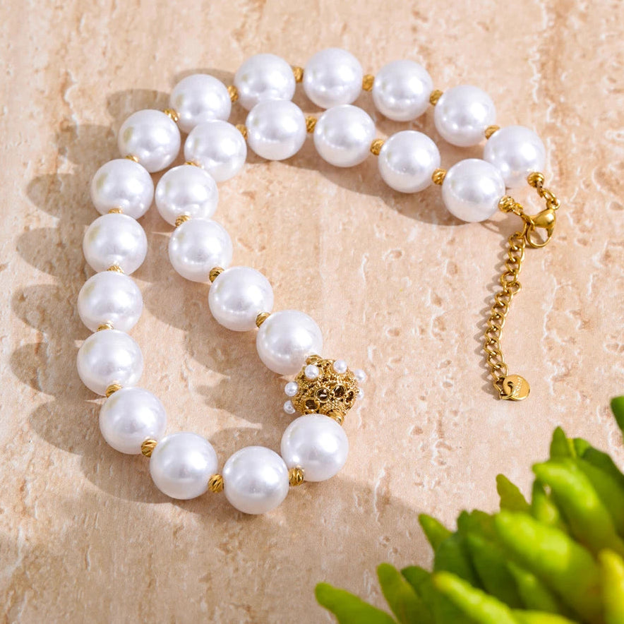 Collar de perlas barrocas