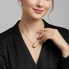 Gold Heart Pendant Necklace