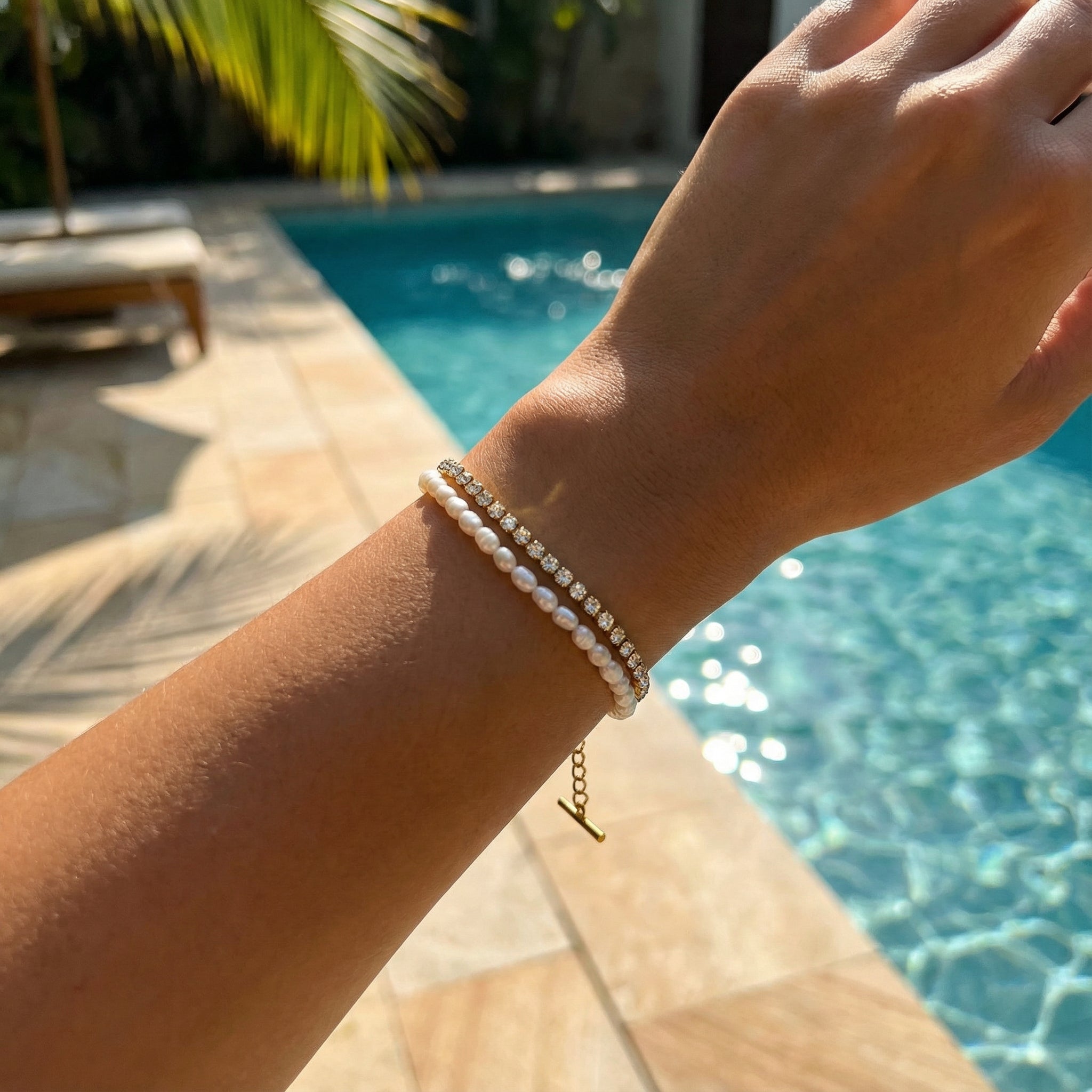 Doble Layer Pearl Bracelet