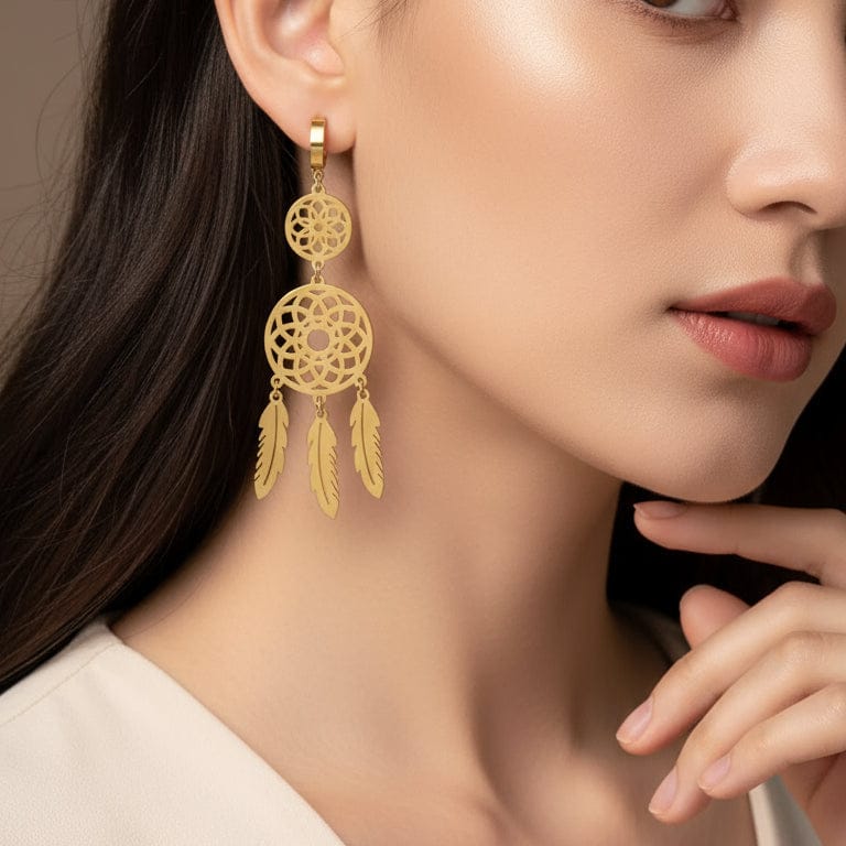 Pendientes colgantes redondos