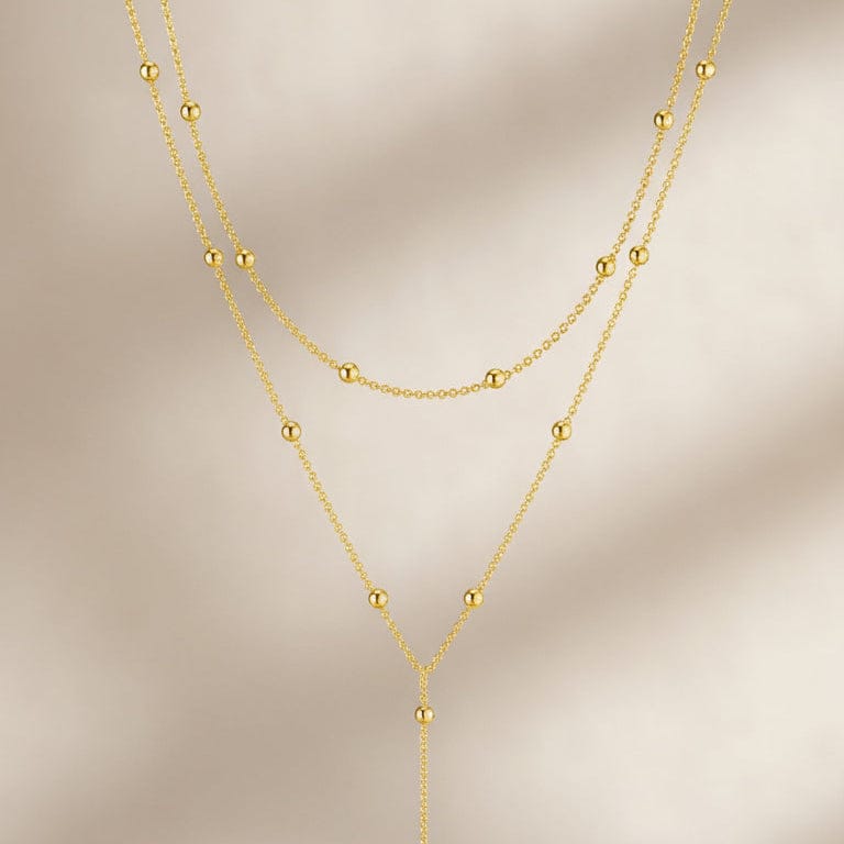 Colar Lariat Dourado
