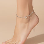 Simple Heart Anklet