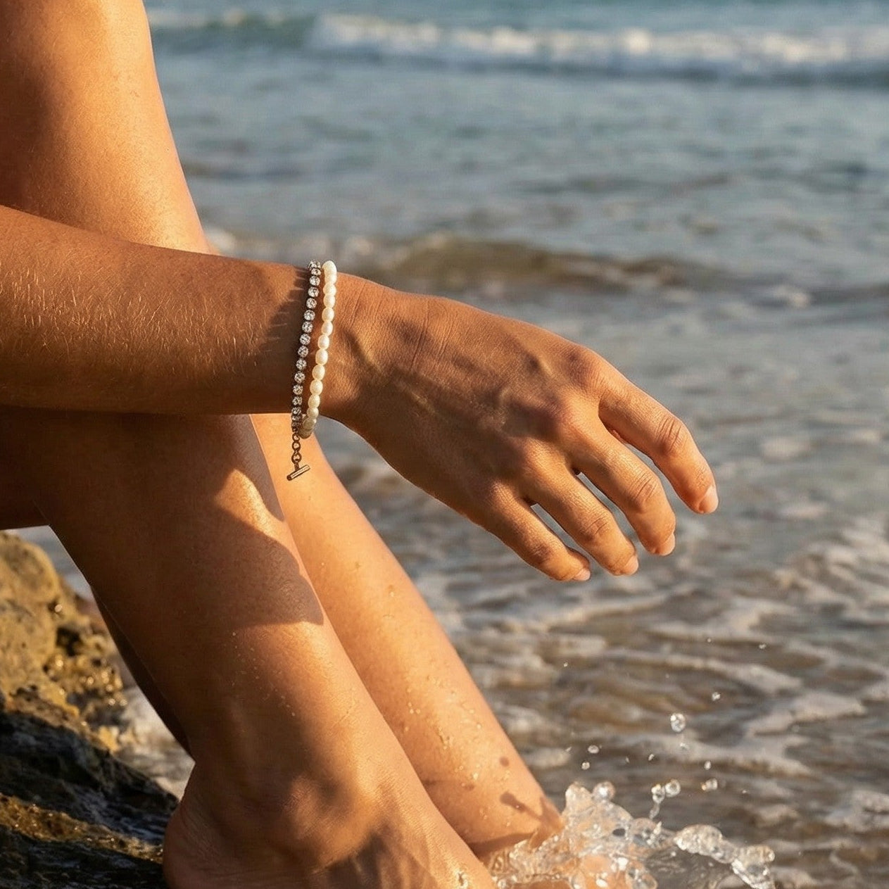 Doble Layer Pearl Bracelet